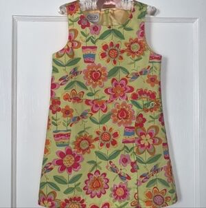 Talbots Kids Sleeveless Floral Lined Dress. Size 6. Spring. Easter